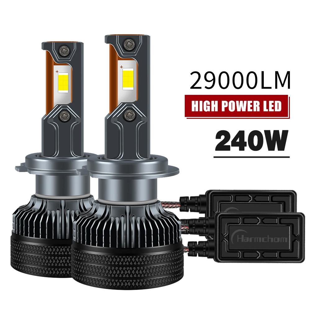 H7 H4 Led Lamp 220000LM 240W triplex Copper Tube Lights For Car H1 H11 HB3 9005 HB4 9006 Led Headlight Bulb