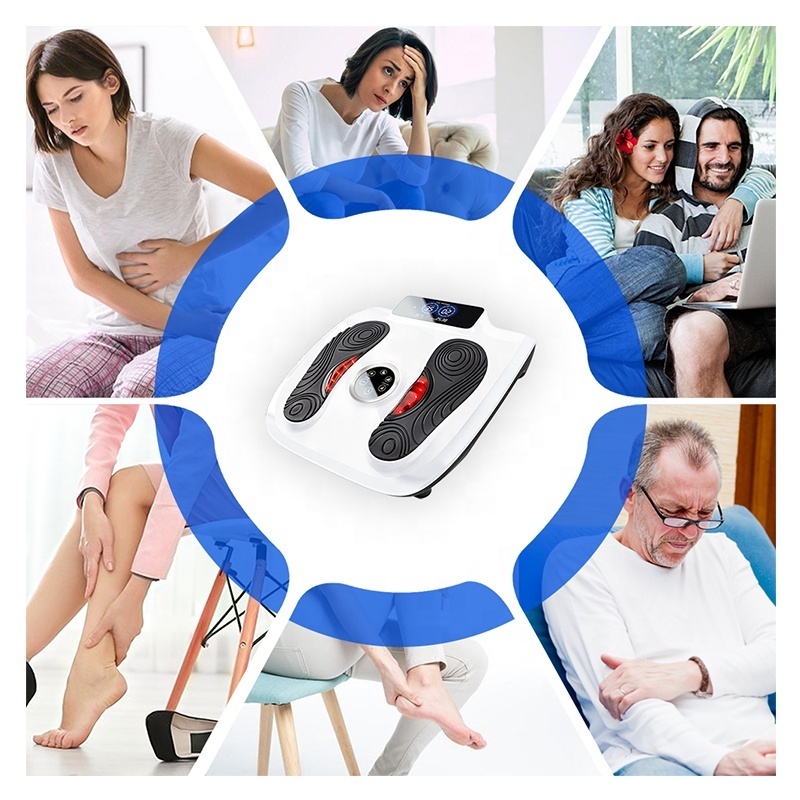 Electric EMS Foot Massager EMS Foot Stimulator Machine With Infrared Waist Belt and TENS Massage Function