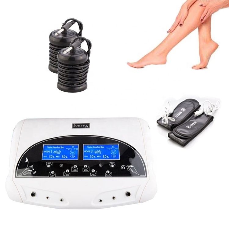 HK-805C Latest Professional Dual Detox Machine Cell Ion Ionic Foot Bath SPA with Arrays