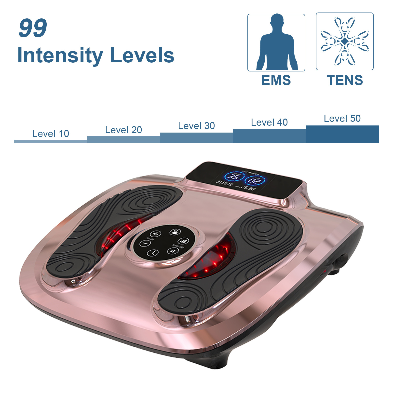 EMS Foot Massager With Health and Tens Function Waist Belt Foot Massager With Remote Control CE Certificate