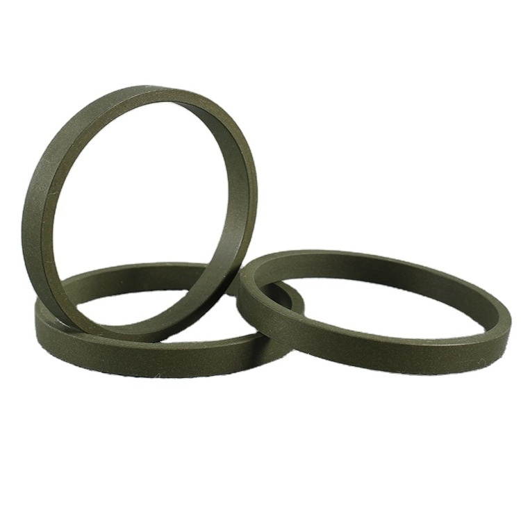 Copper powder reinforced PTFE seal ring /pistion ring bronze PTFE backup ring