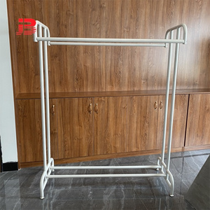 Unique Design Metal Adjustable Bedroom Storage Shelf Clothing Garment Rack