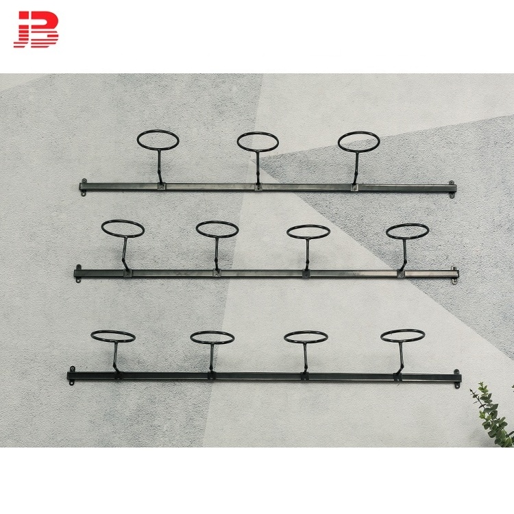 Chrome plated wire hat display rack hook cap stand