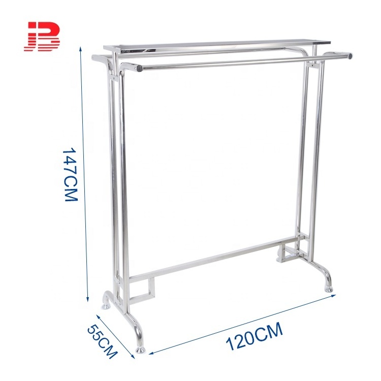 Jinbin Stainless Steel Garment Display Rack /Clothes Display Shelf