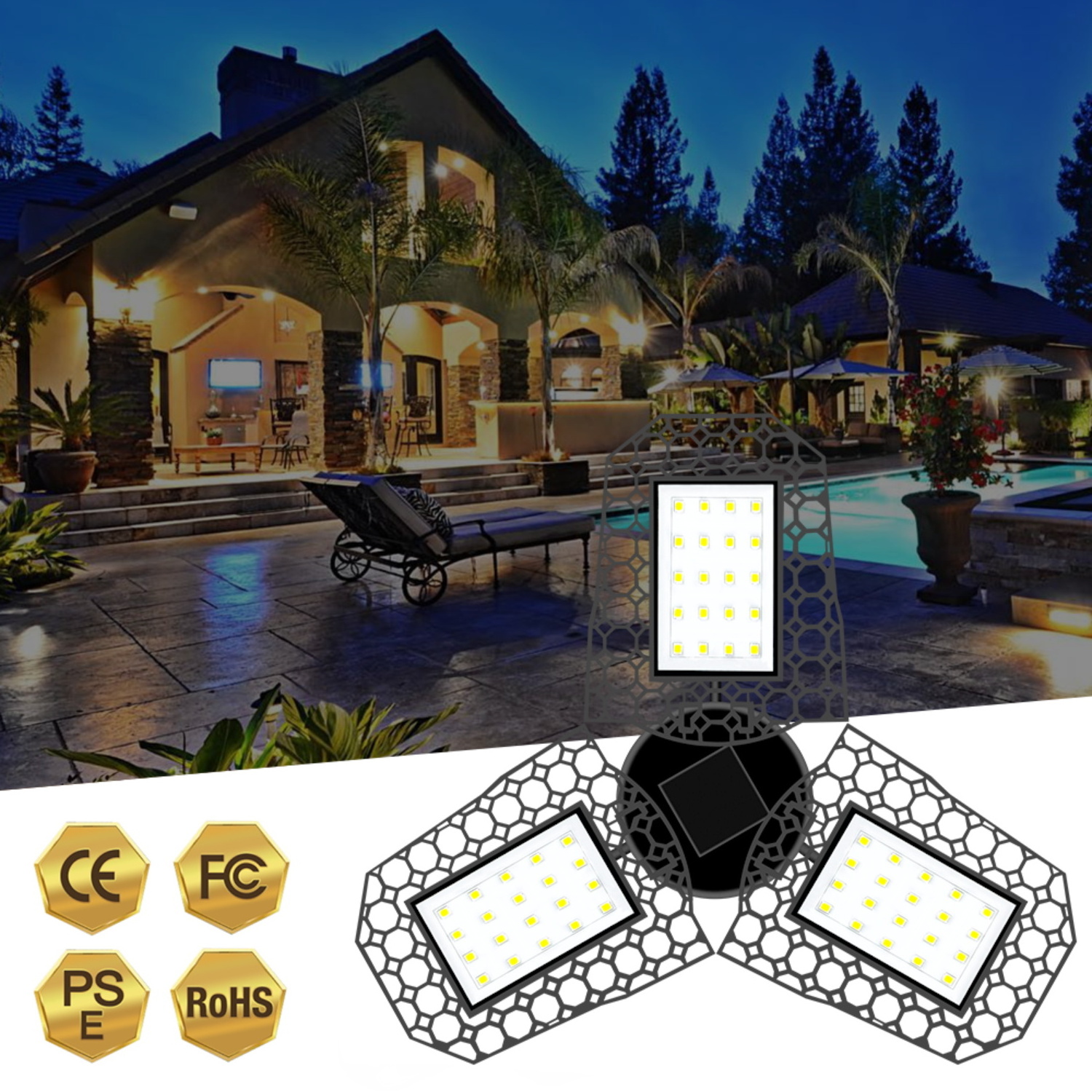 Solar Pendant Light Outdoor Indoor 3m Solar Lamps Chandelier Camping Garden Yard Hanging Lights Waterproof Solar Shed Lights