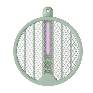 Rotary and Foldable Mosquito Swatter Household Fly Killer Electric Shock USB Recharge Bug Zapper Intelligent Mosquito Trap Lamp