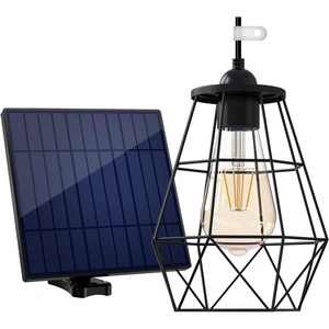 Solar Pendant Lights Indoor and Outdoor Super Bright IP65 Waterproof Solar Shed Lights for Bedroom Living Room Garden Garage