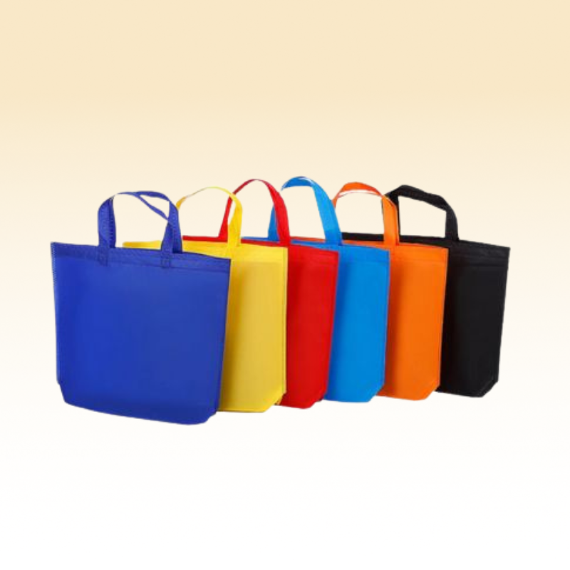 OEM&ODM Custom Printed Recycle Plain Organic Non Woven Tote Bag With Large Reusable foldable shopping bag With Logo