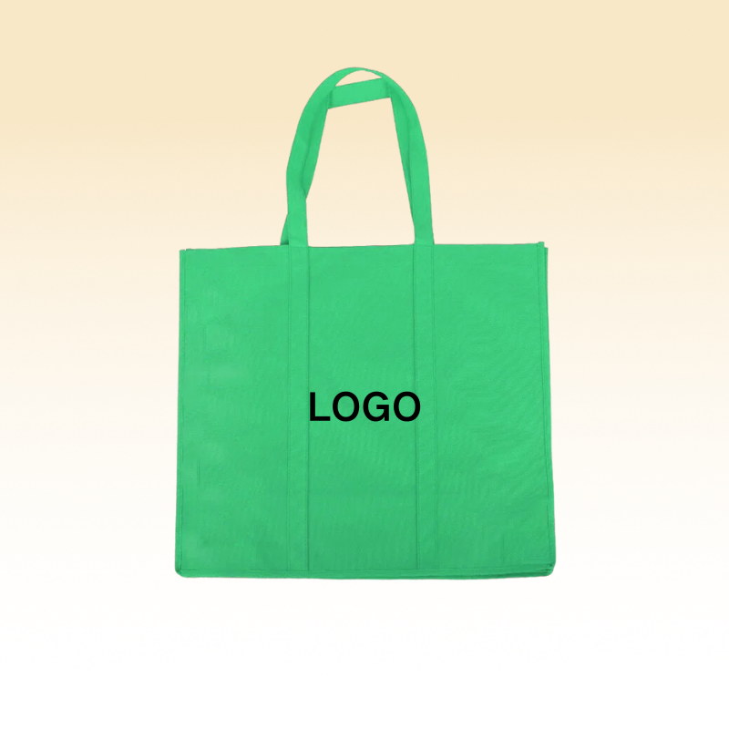 OEM&ODM Custom Printed Recycle Plain Organic Non Woven Tote Bag With Large Reusable foldable shopping bag With Logo