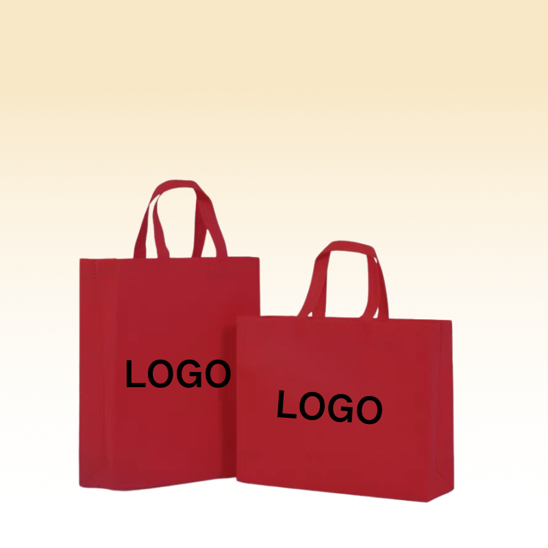 Hot Selling Custom print logo with colorful non woven tote bag reusable non-woven fabric shopping bag