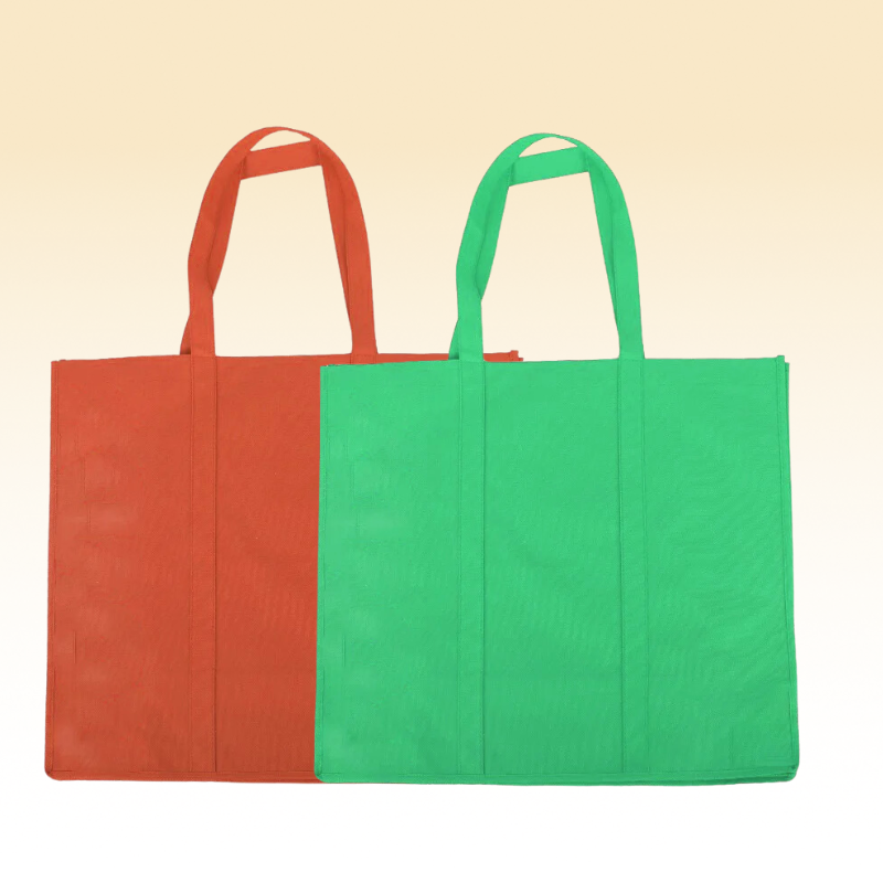 OEM&ODM Custom Printed Recycle Plain Organic Non Woven Tote Bag With Large Reusable foldable shopping bag With Logo