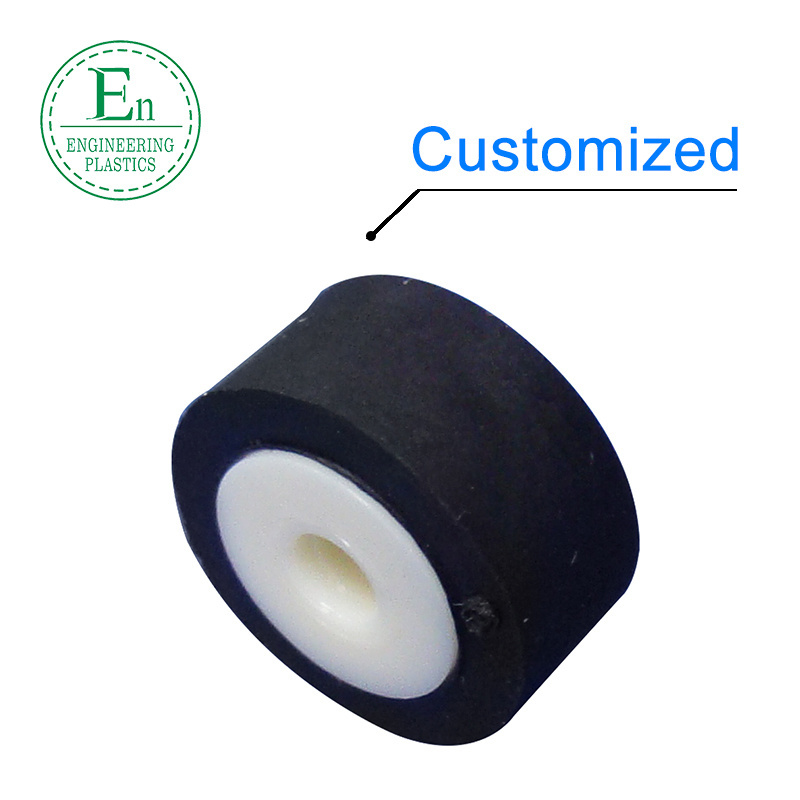 engineering plastic custom colored pu small rollers wheel rubberized wear resistant roller 40mm manufacturer polyurethane wheel