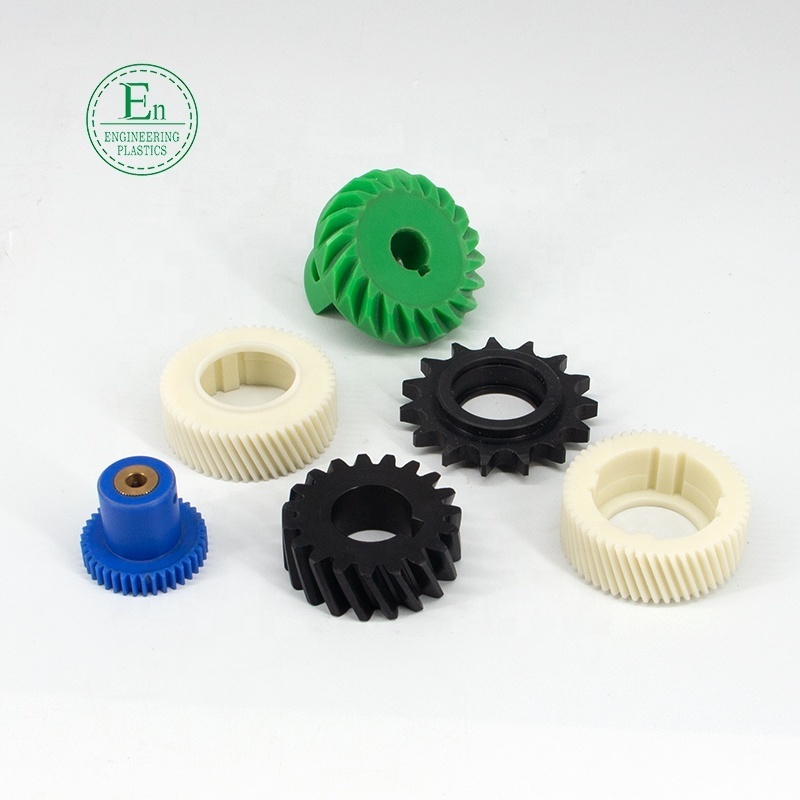 Power transmission parts convey gear wheels molded injection nylon plastic gear crossed helical gear