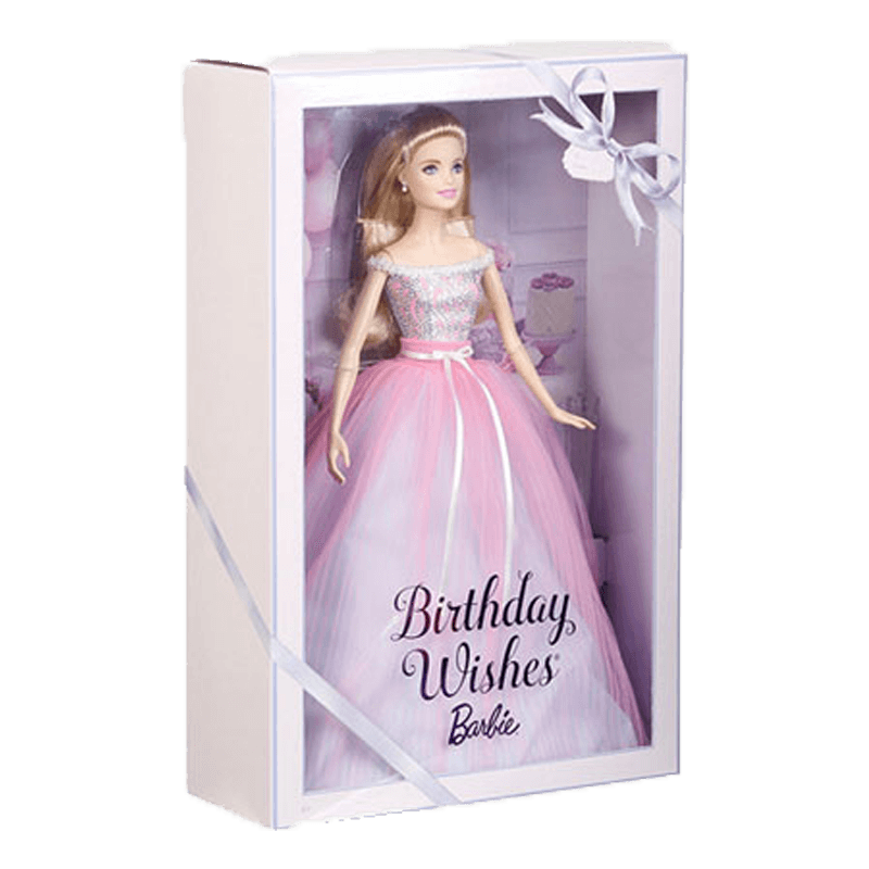 colorful inside printing big window doll paper packaging boxes for display