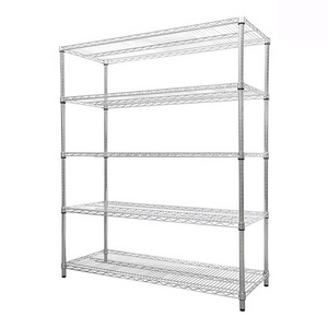 Heavy Duty Mesh Wire Shelves 6-Tier Adjustable Kitchen Storage Rack Shelf Units Steel Organizer Wire Racks