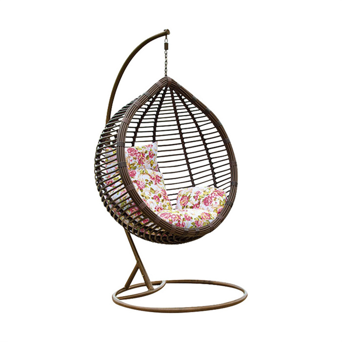 Hot Sale Single Rattan Rocking Chair Rattan Chair Bird's Nest Hanging Chair