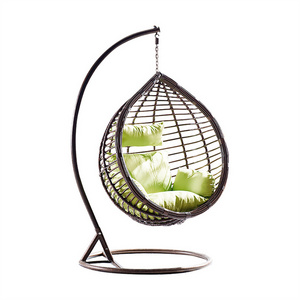 Hot Sale Single Rattan Rocking Chair Rattan Chair Bird's Nest Hanging Chair