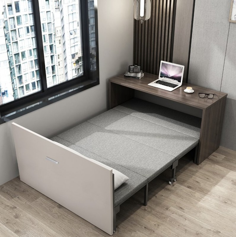 Folding cabinet bed ,modern save space office bed ,single folding bed