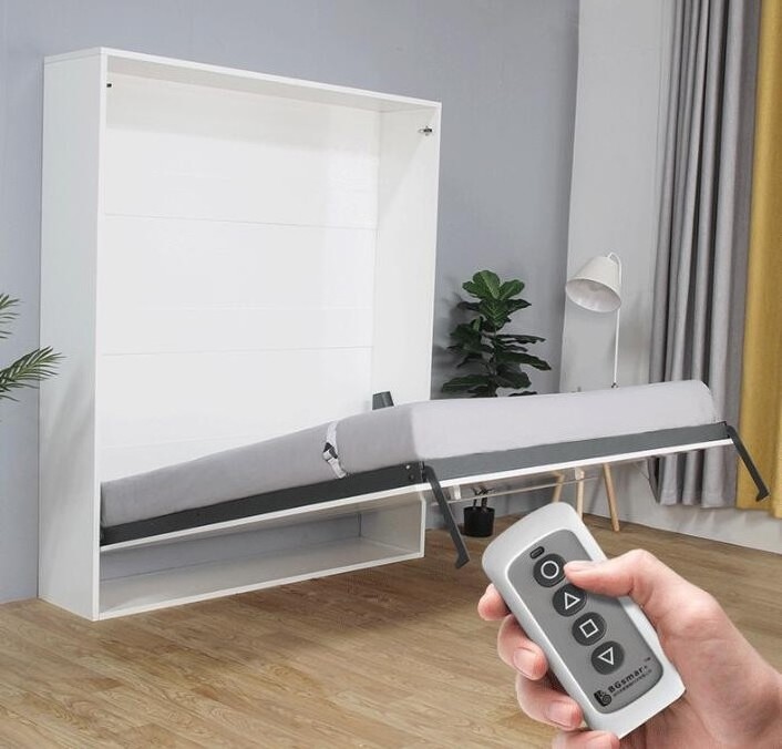 Newest design murphy wall bed remote control electric wall bed