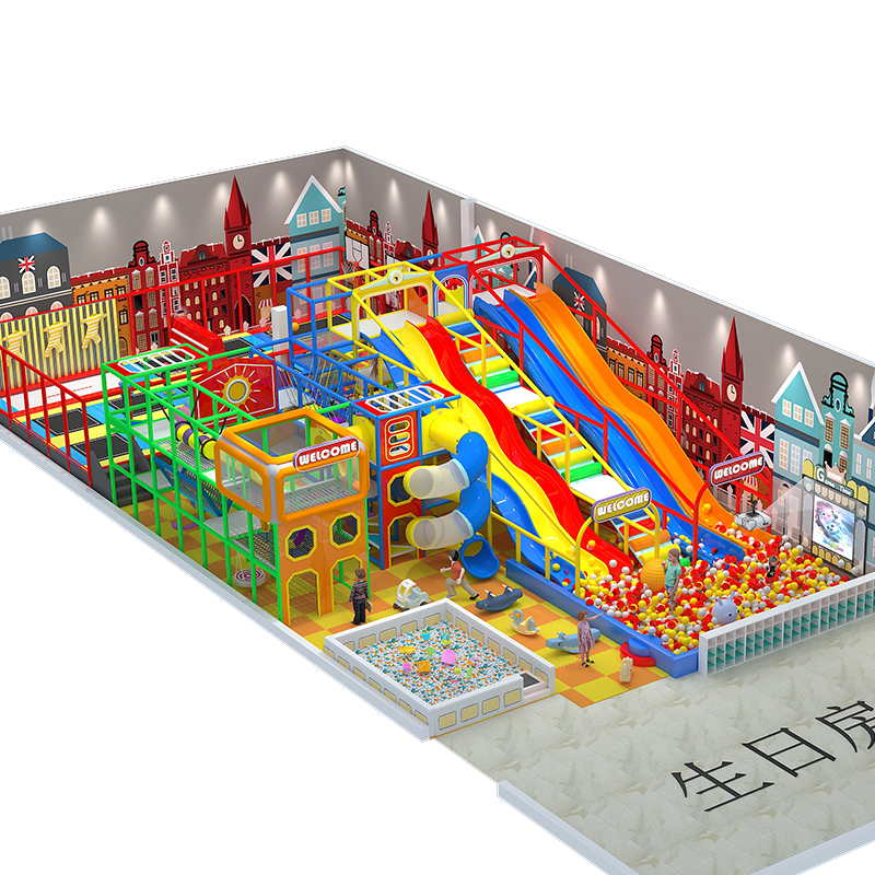 Commercial indoor playground Obstacle ninja soft play