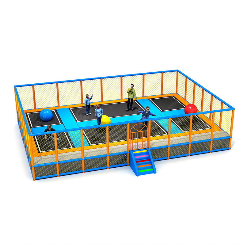 Kids Trampoline Park Equipment Uncrystalam Pit Blocks Cover Parques De Foam for Saiplaym Custom Rectangle Shape Amusement Indoor