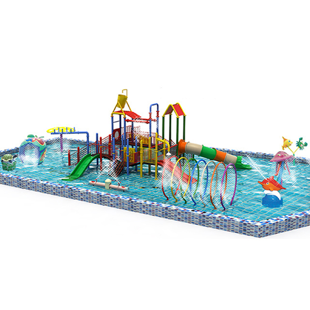 Outdoor Playground Equipment Children Kids Fiberglass Water Park Slides water sports equipment