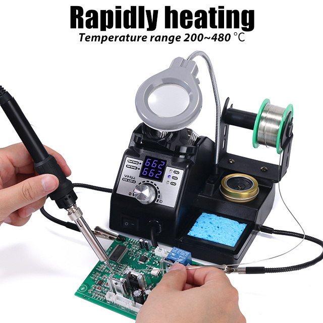 YIHUA 926LED-IV 60W heater electronic soldering iron desoldering repair soldering station