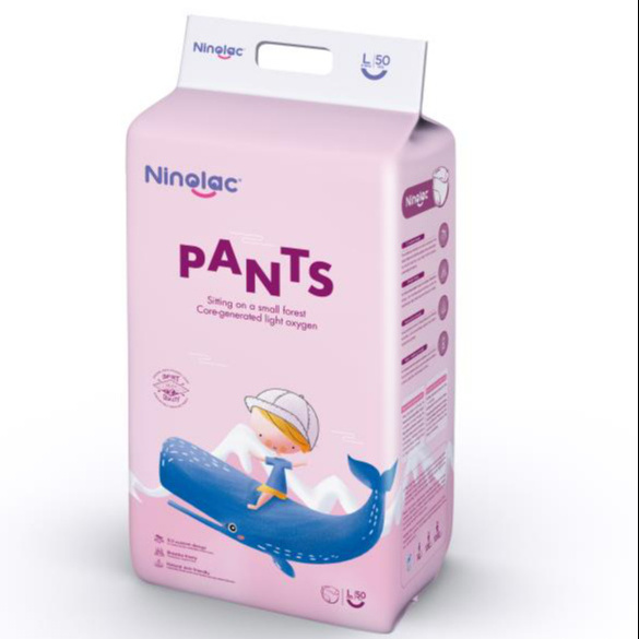 China Low Price High Quality Disposable Baby Pants Diapers High Quality Sleeping Comfortable Soft Baby Dragging Diapers