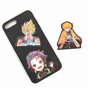 3D Phone sticker Anime Moving Decals for Phone Waterproof Motion Sticker for Leather Bag Refrigerator Water Cup