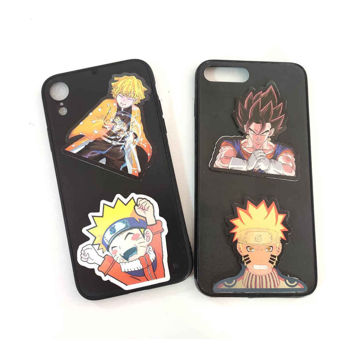 3D Phone sticker Anime Moving Decals for Phone Waterproof Motion Sticker for Leather Bag Refrigerator Water Cup