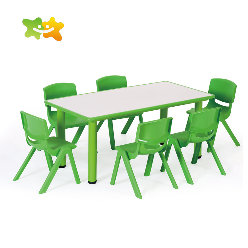 Wholesale Preschool Classroom Children Furniture Sets Daycare Center Plastic Table and Chair