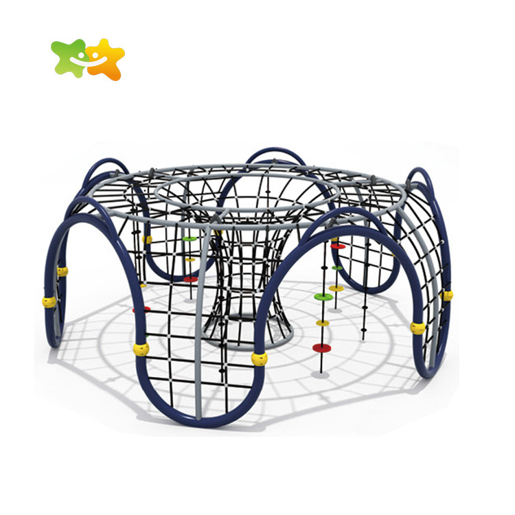 Kids Play Fun Outdoor Games Playground Equipment Climbing Rope Net For Kids