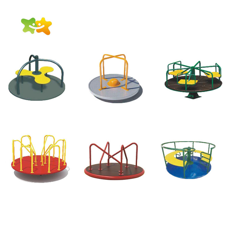 Garden Children Games Mini Carousel Merry Go Round Outside Toys Kids Outdoor Park Equipment