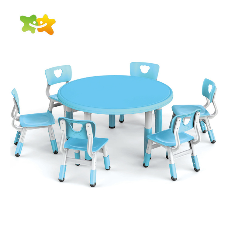 Wholesale Preschool Classroom Children Furniture Sets Daycare Center Plastic Table and Chair