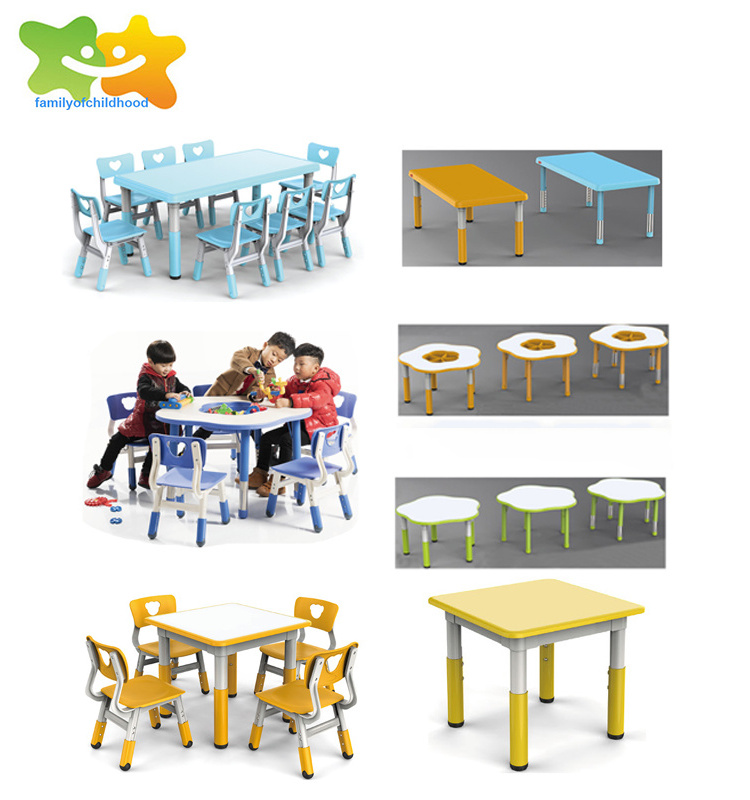 kindergarten classroom children table and chair daycare plastic kids school furniture wholesale sets