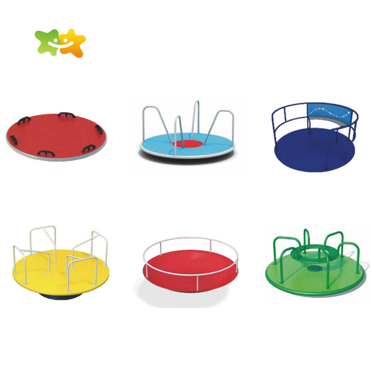 Garden Children Games Mini Carousel Merry Go Round Outside Toys Kids Outdoor Park Equipment