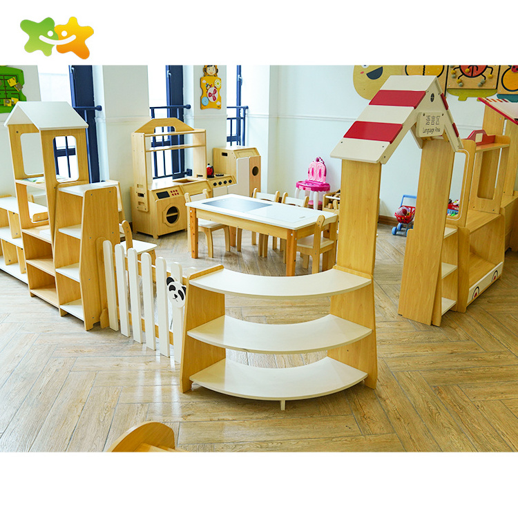 High Quality School Educational Toys Daycare Center Furniture Wood Kindergarten Kids' Furniture Sets