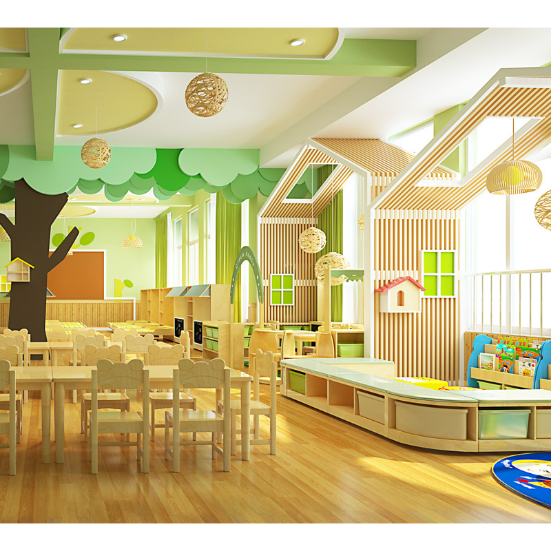 Montessori Kindergarten Furniture Preschool Kids School Plastic Table And Chair Sets Childcare Nursery Classroom Furniture