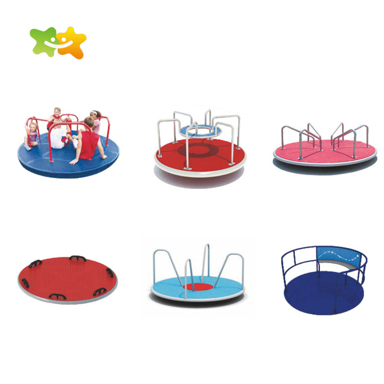 Garden Children Games Mini Carousel Merry Go Round Outside Toys Kids Outdoor Park Equipment