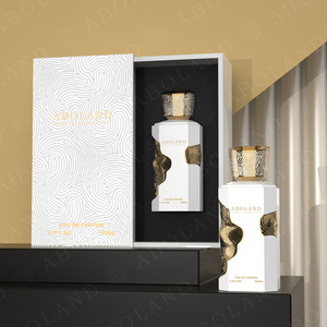 Customize Luxury Black Perfume Box Empty Perfume Bottle New Design Unique Parfum Packaging