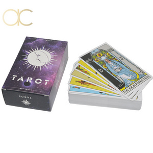 Custom Water Proof Oracle Cards Book magnet case tarot Cards Printing design tarot russian language