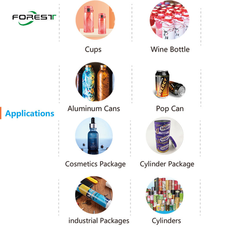 360 Degree Digital Cylindrical Printer For Ramblers Tumbler Bottles  Uv Printer With Kcmywwv Aluminum Cans