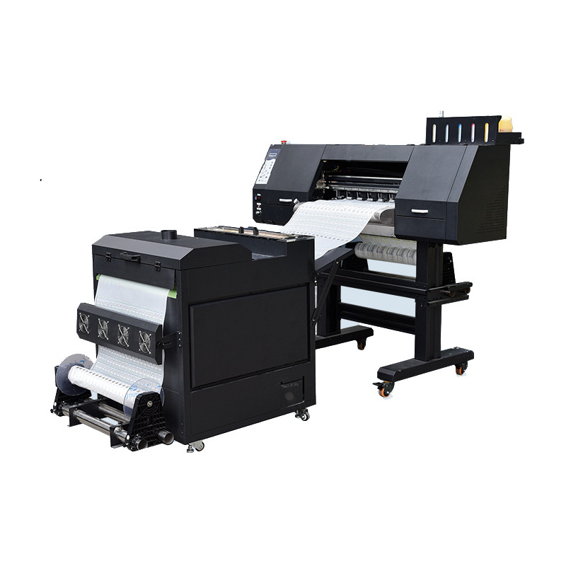 4 Head I3200 Digital A1 Dtf Printer 60cm Pet Film L1800 T-shirt Dtf Printing Machine Shake Powder With Belt Dtf Printer