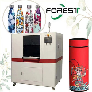 Forest Brand Digital Inkjet Cylindrical Uv Printer For Printer For Glassware Aluminum Cans And Spirit Bottle Printing Machine