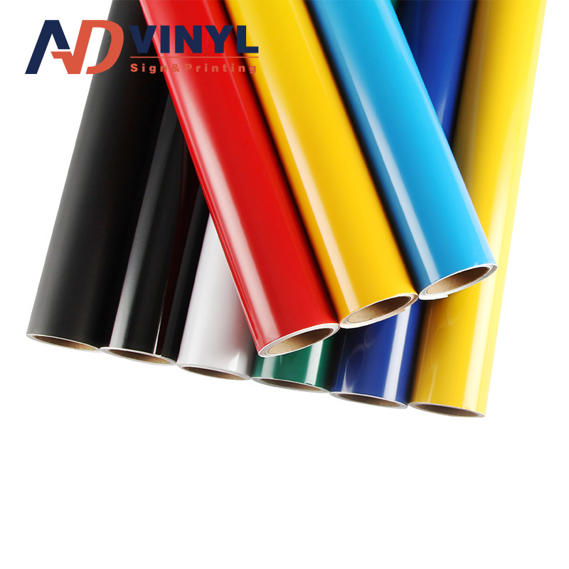 1.22*50M Self-adhesive PVC Cutting vinyl for cutting plotter Color Self adhesive vinyl roll