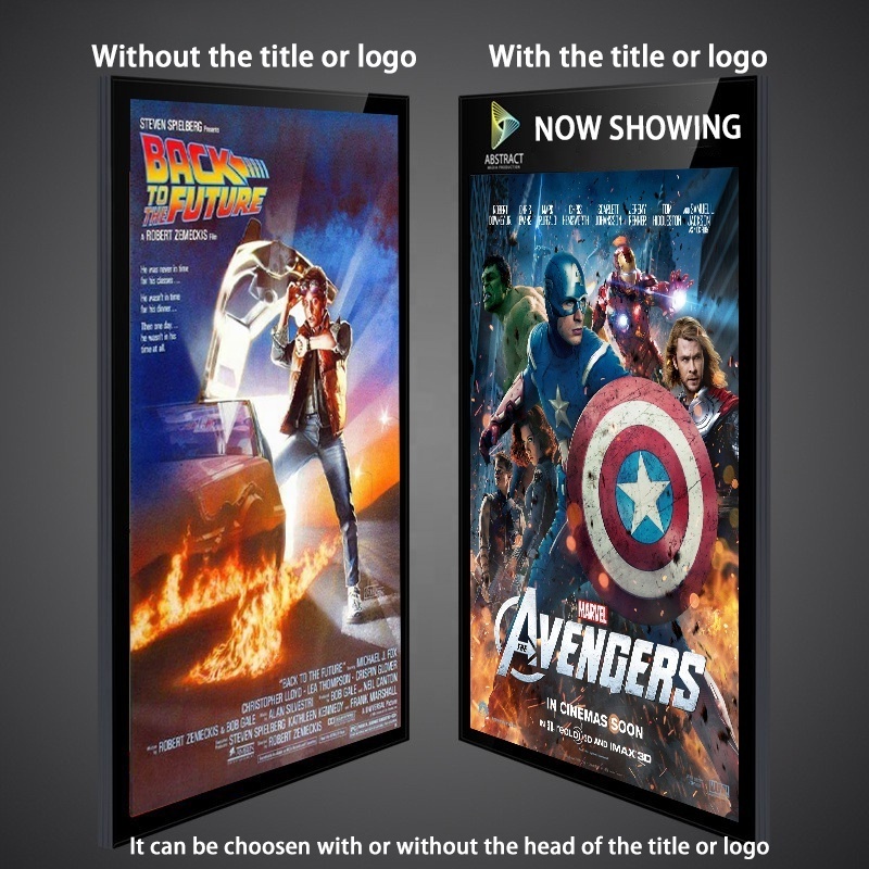 Custom-made 27x40 cinema magnetic LED movie poster billboard frame display lightbox B4 B3 B2 B1 B0