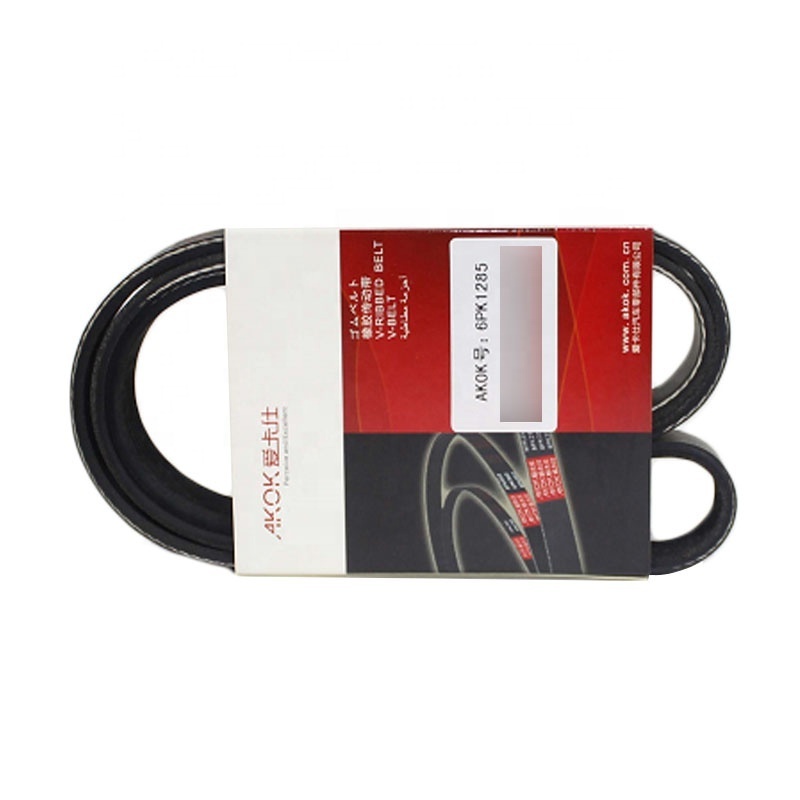 Hot Selling Car Fan Drive belt  POLY V BELT PK BELT 6PK1285 for MG ZS