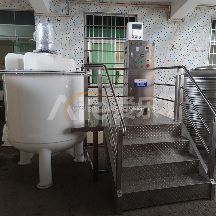 Polypropylene Tank Anticorrosive Mixer Tank PP And PVC Corrosion Resistant Mixing Equipment For Detergent Making Machine