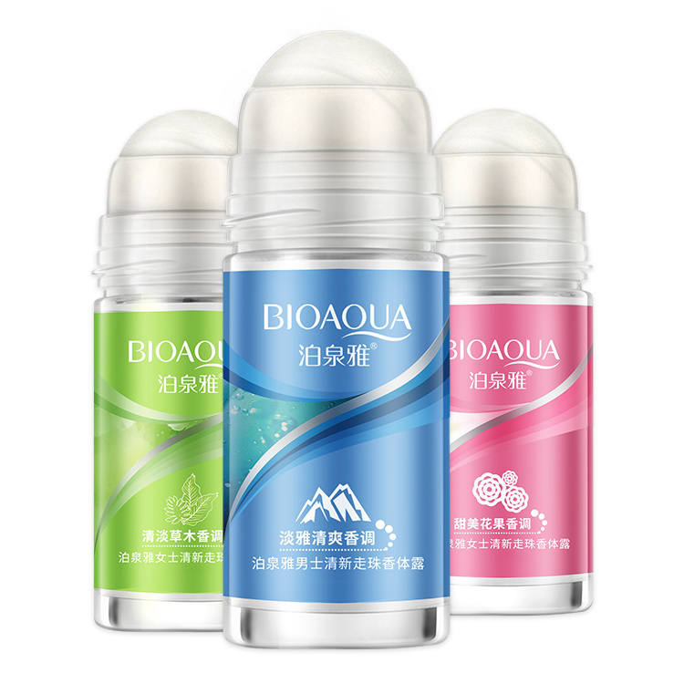 OEM ODM BIOAQUA Plant Extract Liquid Prevent Odor Roll On Deodorizer Organic Vegan Antiperspirant Deodorant Stick