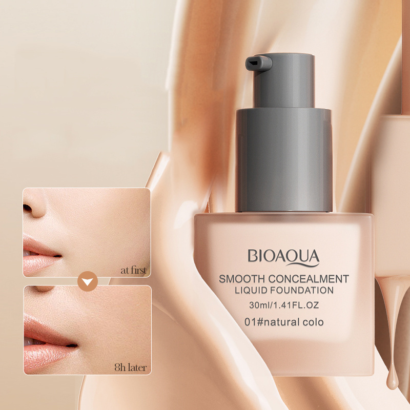 OEM BIOAQUA korean cosmetics lightening skin waterproof whitening beauty makeup base primer isolation foundation cream